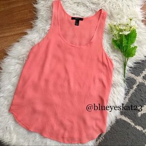 🛍 Coral Slight Racerback Tank Top Blouse